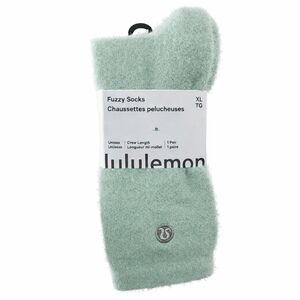 lululemon athletica Fuzzy Crew Socks - Sage Green SZ XL